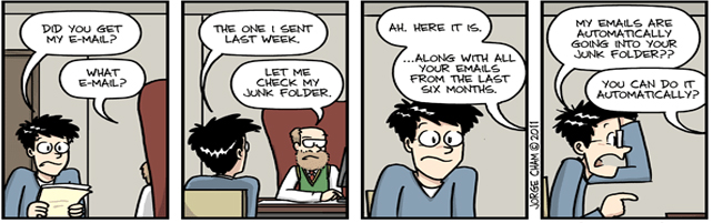 cartoon sobre e-mail