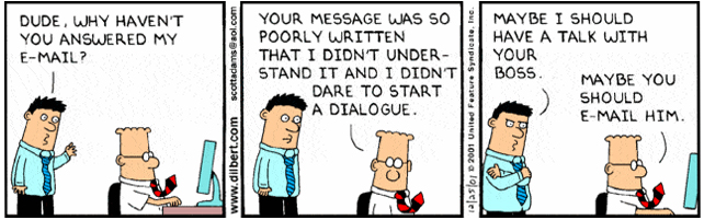 cartoon sobre e-mail