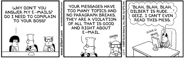 cartoon sobre e-mail