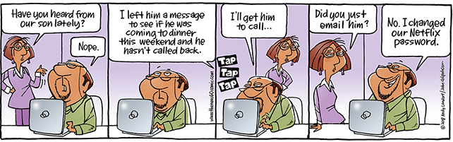 cartoon sobre e-mail
